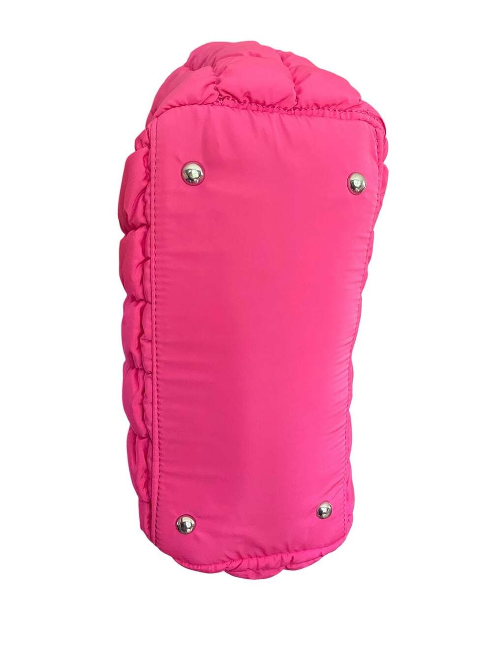 EcoStitch USA Hot Pink Quilted Puffer Tote Bag Crossbody Travel Lightweight - Picture 13 of 14